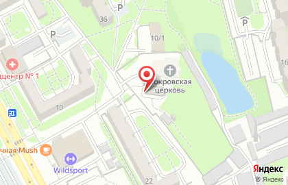Храм Покрова Божией Матери на проспекте Хрущёва на карте