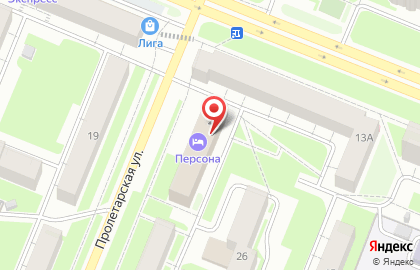 Служба экспресс-доставки СДЭК на Пролетарской улице на карте