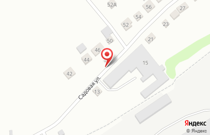 Киоск по продаже хлебобулочных изделий на Садовой улице на карте