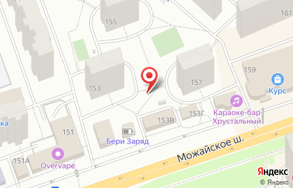 Хрустальный на карте