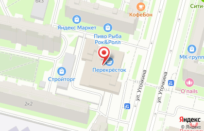 Ростра-двери на улице Уточкина на карте