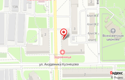 Медицинский центр Здравница на Симферопольской улице на карте