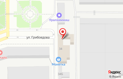 ООО АкваСервис на улице Грибоедова на карте