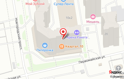 Пивная квартал на Новгородском проспекте на карте