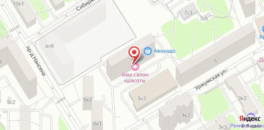 Массажный салон Тело говорит на карте