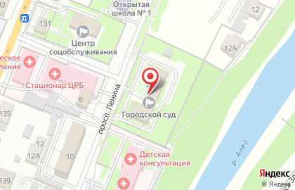 Рубцовский городской суд на проспекте Ленина на карте