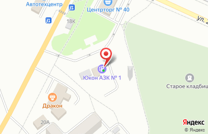 Юкон на Транспортной улице на карте