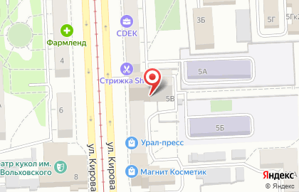 Магазин винных напитков Millstream на улице Кирова на карте
