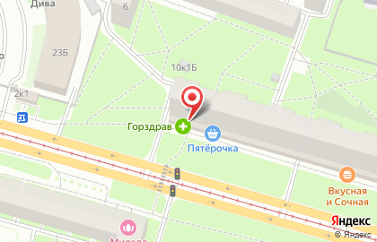 Супермаркет Пятёрочка в Санкт-Петербурге на карте