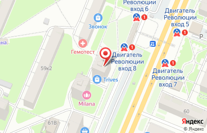 Магазин Сытная лавка на Двигателе Революции на карте