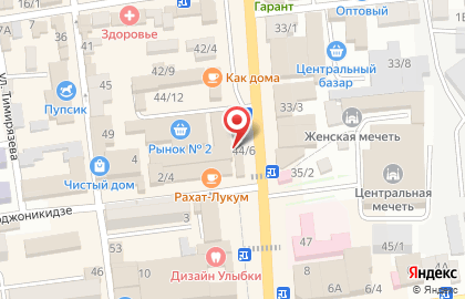 Мини-маркет Мини-маркет в Буйнакске на карте