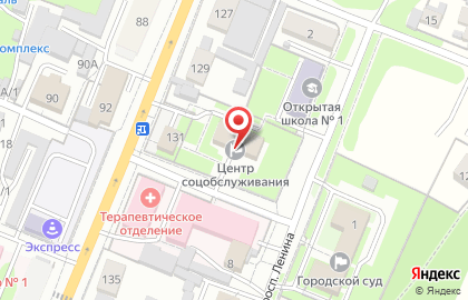 Комплексный центр социального обслуживания населения на Октябрьской улице на карте