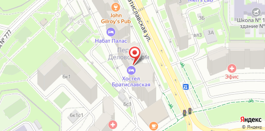 Школа программирования и робототехники Пиксель на Братиславской улице на карте