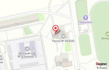 Почта России в Пензе на карте