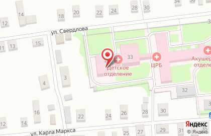 Аптечный пункт на улице Свердлова на карте