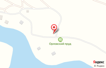 Орловский пруд на карте