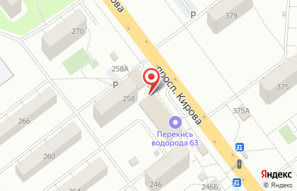 Спортбар Жигули в Промышленном районе на карте