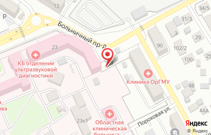 Киоск по продаже хлебобулочных изделий в Центральном районе на карте