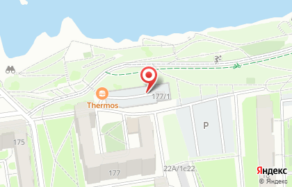 Автостоянка в Красноярске на карте