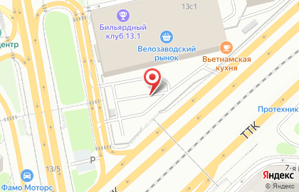Мясницкий ряд на Велозаводской улице на карте
