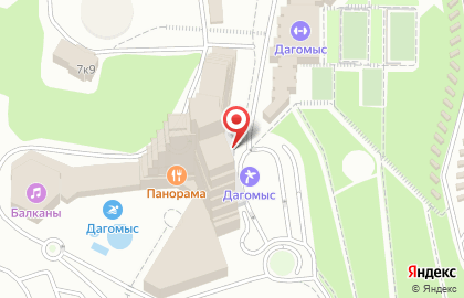 Гостинично-оздоровительный комплекс Дагомыс на улице Ленинградской на карте