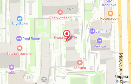 Клиника Валмед на Московском проспекте на карте
