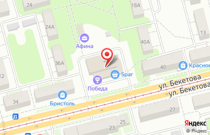 Развлекательный центр Победа в Нижнем Новгороде на карте