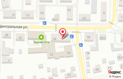 Адвокатский кабинет Пестуновой М.В. на Центральной улице на карте