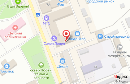Магазин строительных материалов Профи на карте