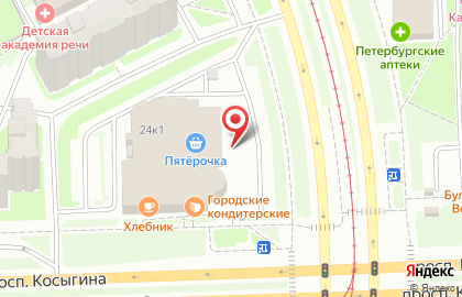Аптека Горздрав на проспекте Наставников, 24 к 1 на карте