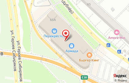 Магазин KDV Сandyland на улице Героев Сибиряков на карте