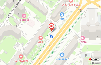 Киоск по продаже кондитерских изделий в Октябрьском районе на карте