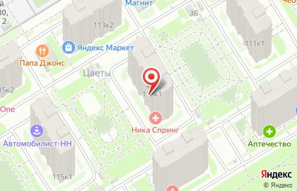 Студия шугаринга Альмэ на улице Академика Сахарова на карте