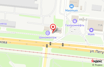 Шиномонтажная мастерская Люкс на площади Карла Маркса на карте