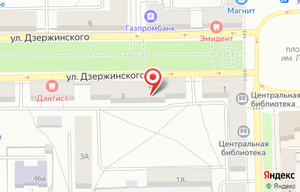 Сотовая компания МТС на улице Дзержинского в Салавате на карте