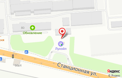 Белгородская Щеточная фабрика на Станционной улице на карте