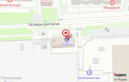 Студия доступной депиляции Сахар и Воск на Октябрьском бульваре в Королёве на карте