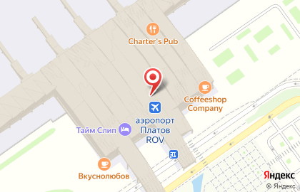 Авиакомпания Азимут в Ростове-на-Дону на карте