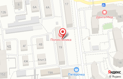Поликлиника №9 в Кирове на карте
