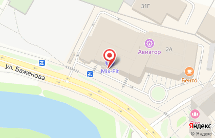 Туроператор tez Tour на улице Баженова на карте
