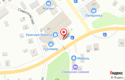 Магазин у дома Бристоль на Советской улице на карте