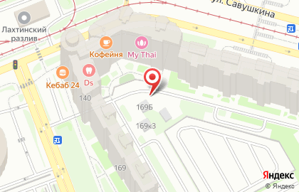 Преображение на Приморском проспекте на карте