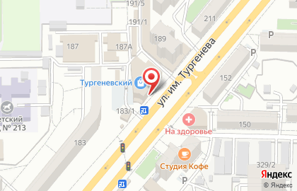 ТЦ Тургеневский в Прикубанском районе на карте