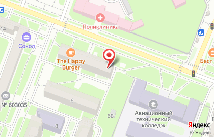 Салон-парикмахерская Багира в Московском районе на карте