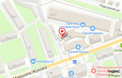 Продовольственный магазин, ИП Синюк Л.И. на карте
