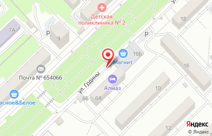 Магазин и киоск по продаже печатной продукции Союзпечать в Центральном районе на карте