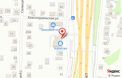Магазин экстремальной техники Капитан на улице Братьев Петряевых на карте