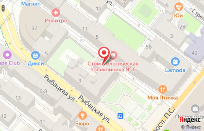 Центр коррекции зрения Линкон в Петроградском районе на карте
