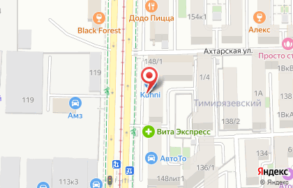 Торгово-производственная фирма Доступные кухни на Московской улице на карте