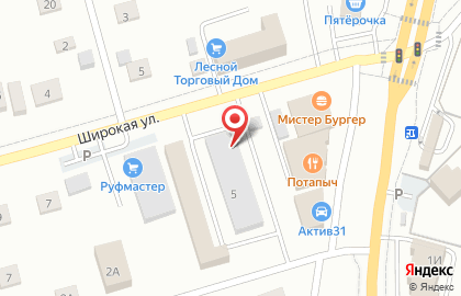 Группа компаний Биплан на Широкой улице на карте
